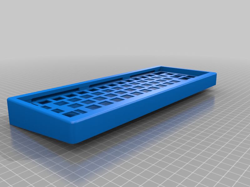 Gasket and top mounted 60% keyboard