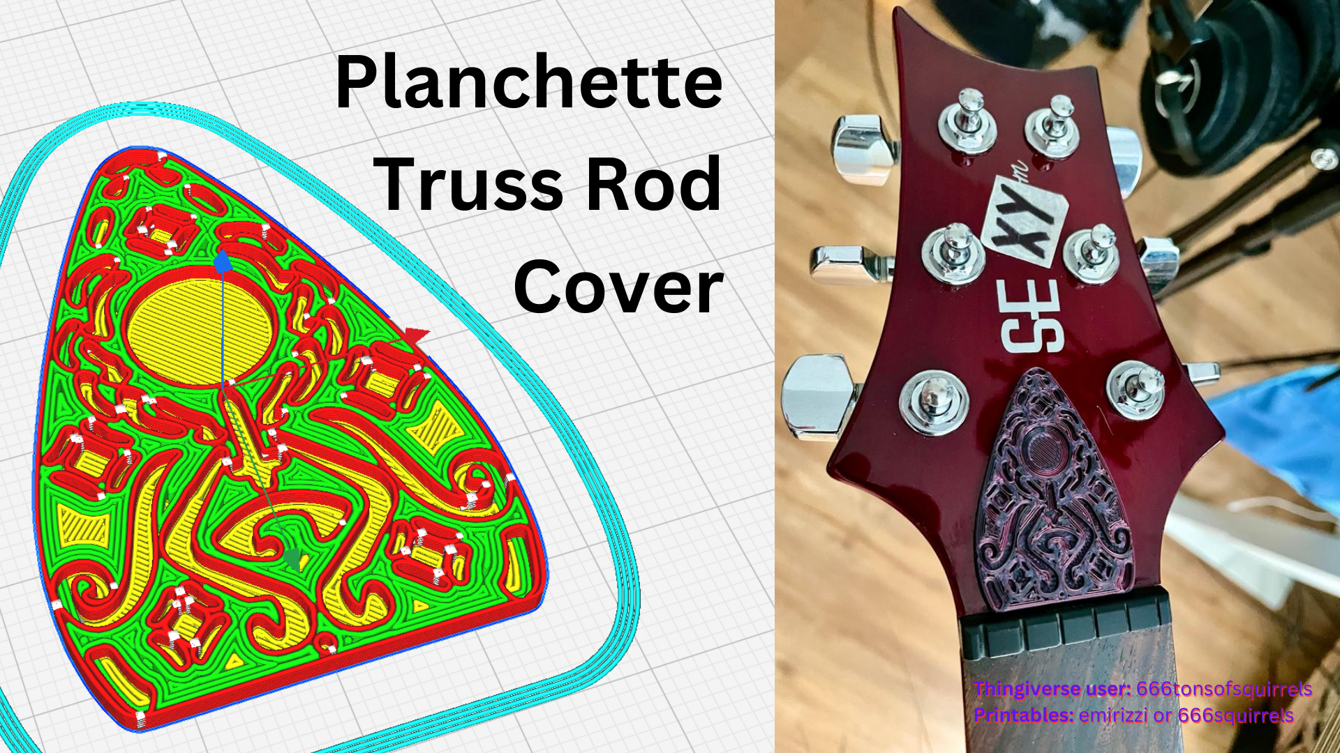 Planchette Truss Rod Cover
