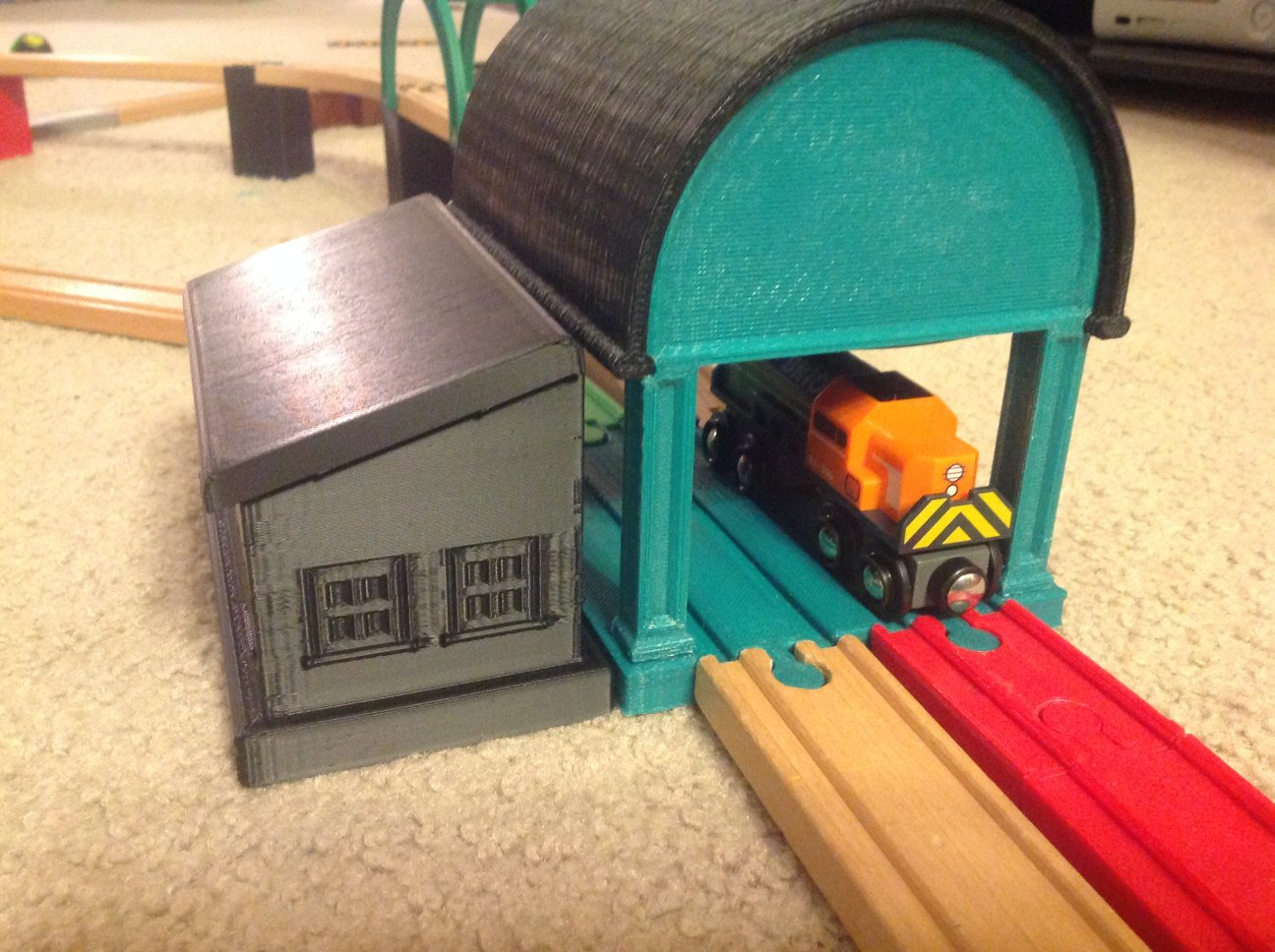 Train Station (Wooden Train/Brio/Thomas Compatible)