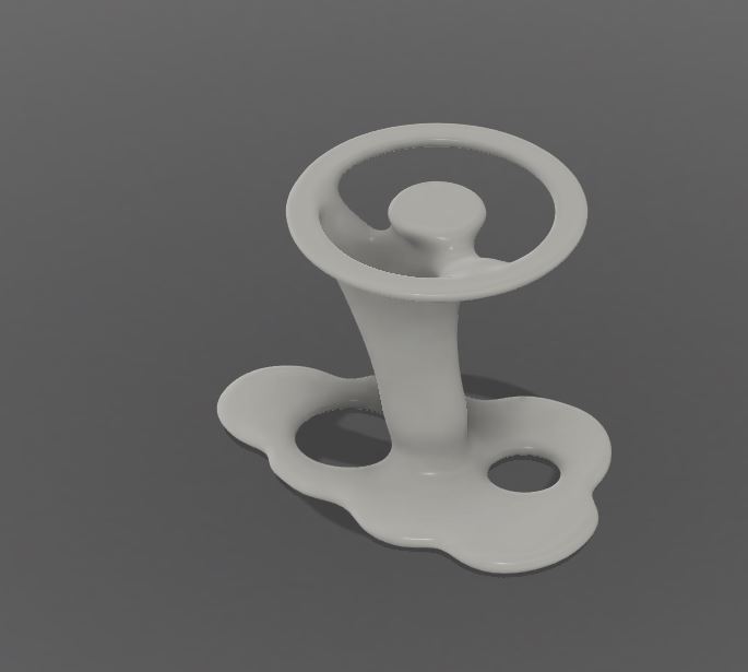 Cloud Light Monitor Stand/Riser : Modern & Minimal