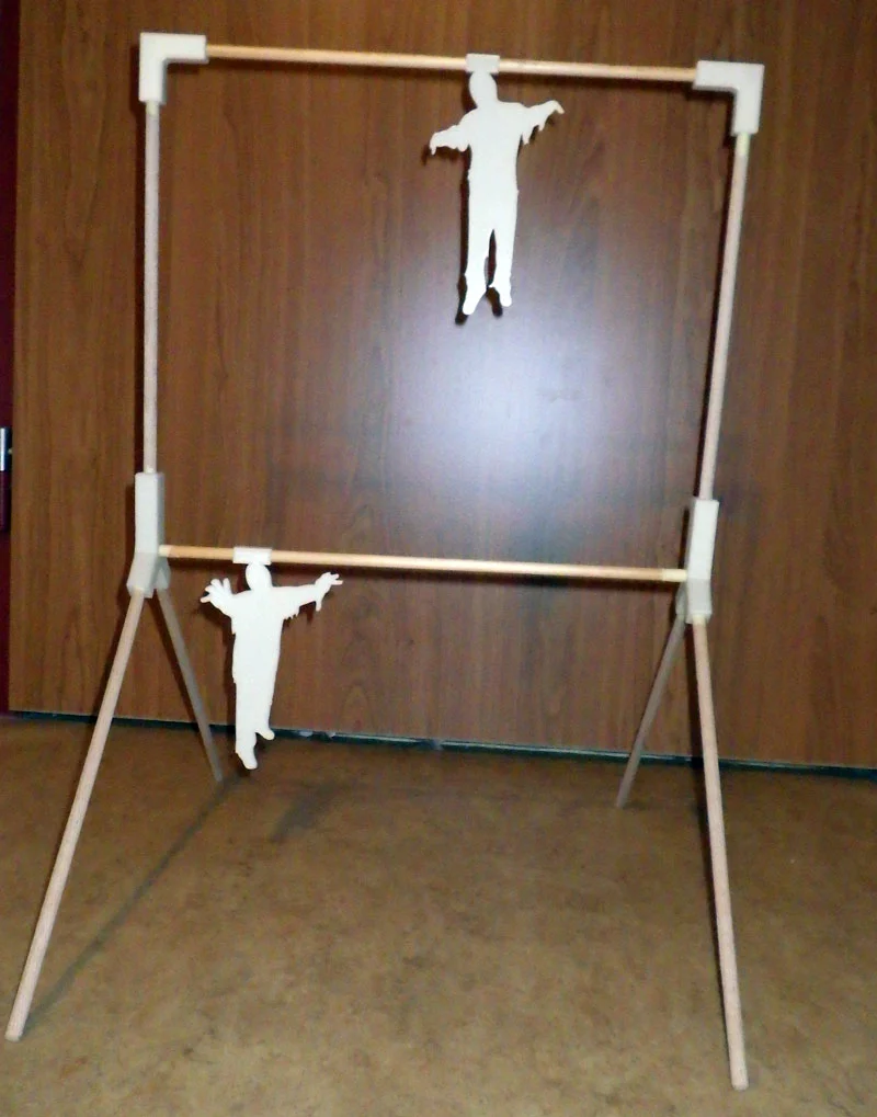 Zombie shooting gallery