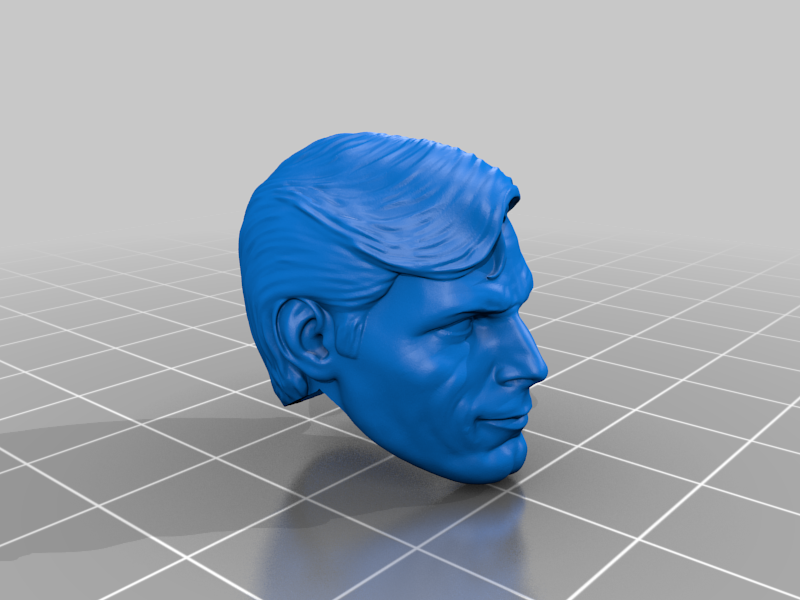 Christopher Reeves smile/smug Head for Mcfarlane dc multiverse figs