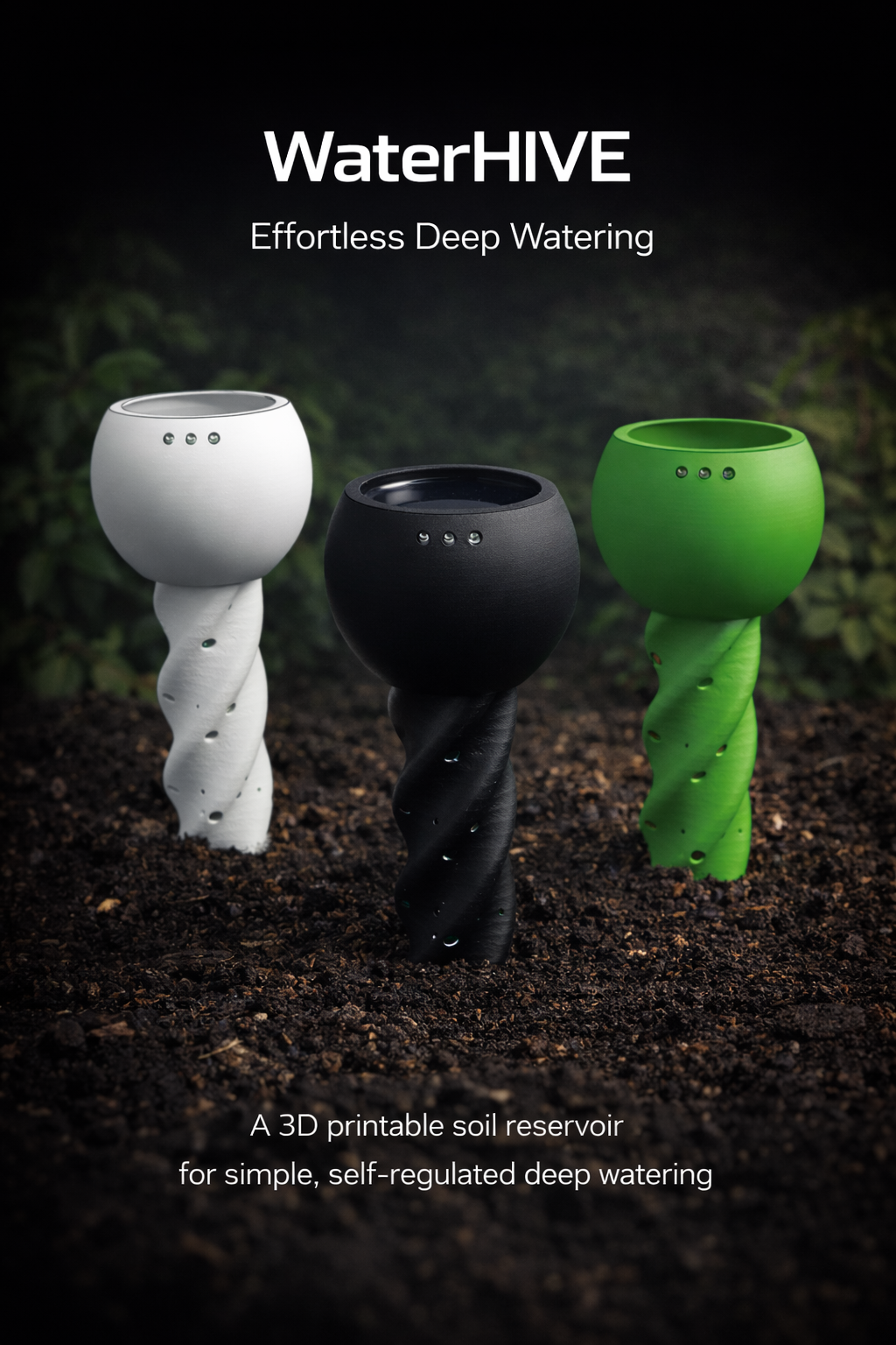 WaterHIVE - Plant Self Watering System - Modern Ollas - Gardening Tools