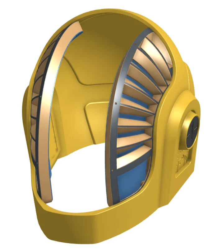 Daft Punk Guy Manuel Helmet - Wearable!