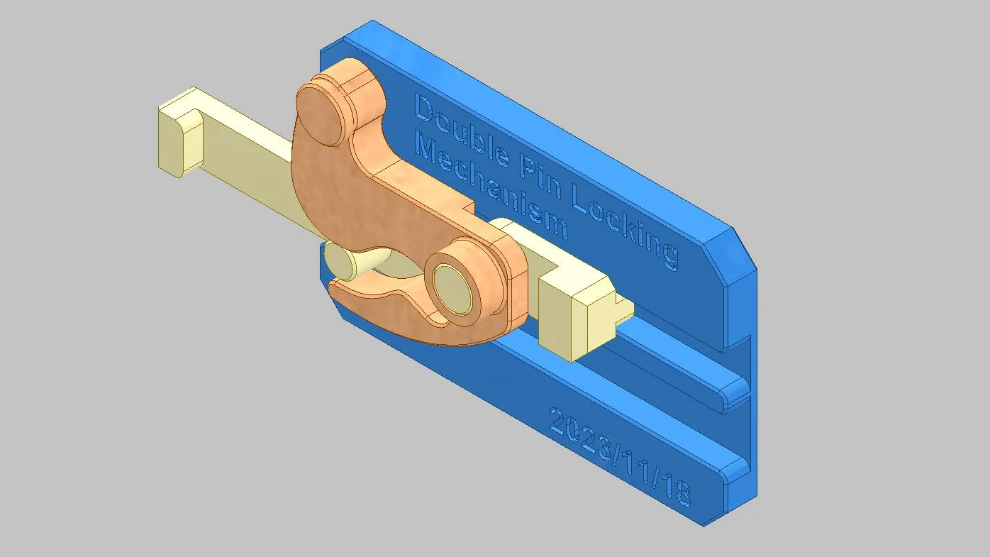 The Test of Double Pin Locking Mechanism