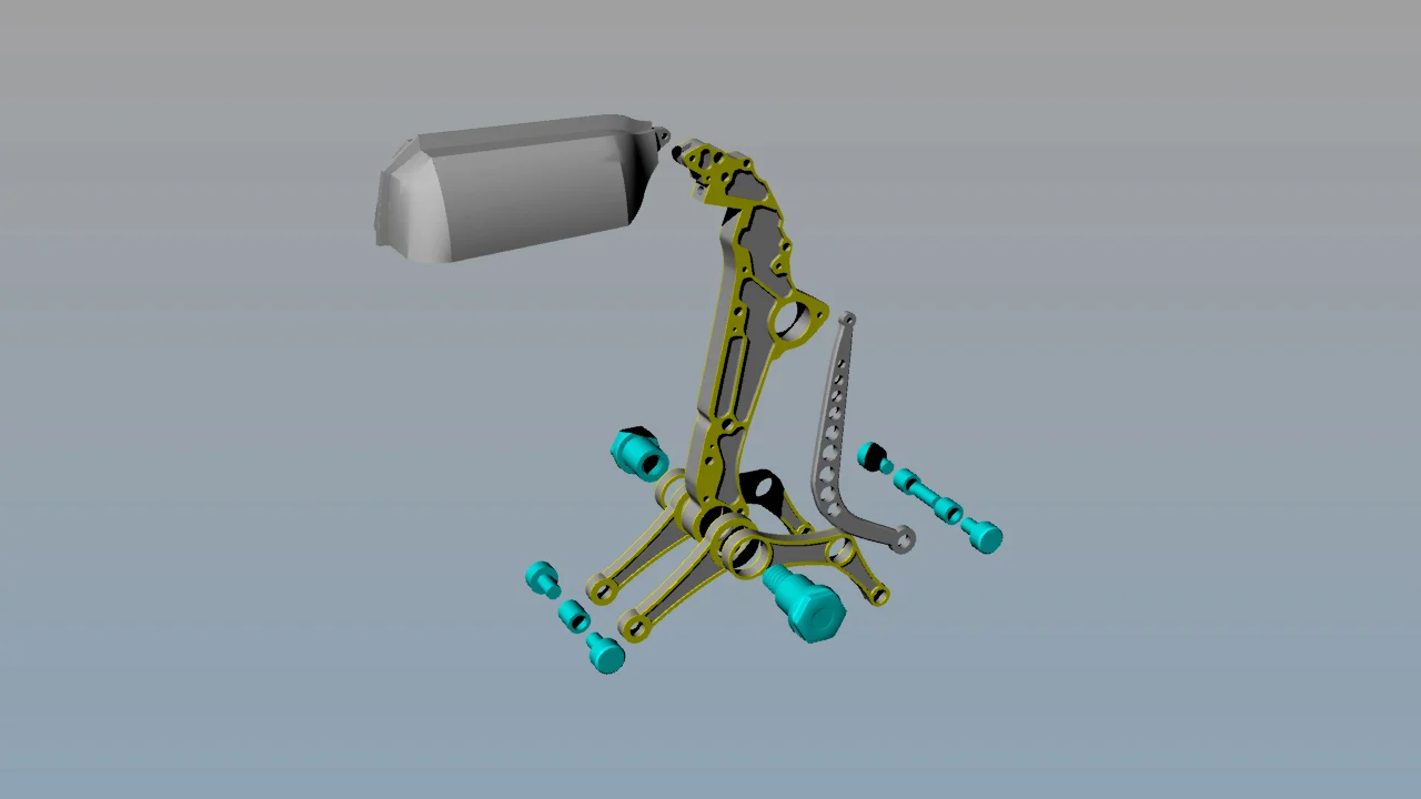 Aviation inspired desk lamp (***redesigned)