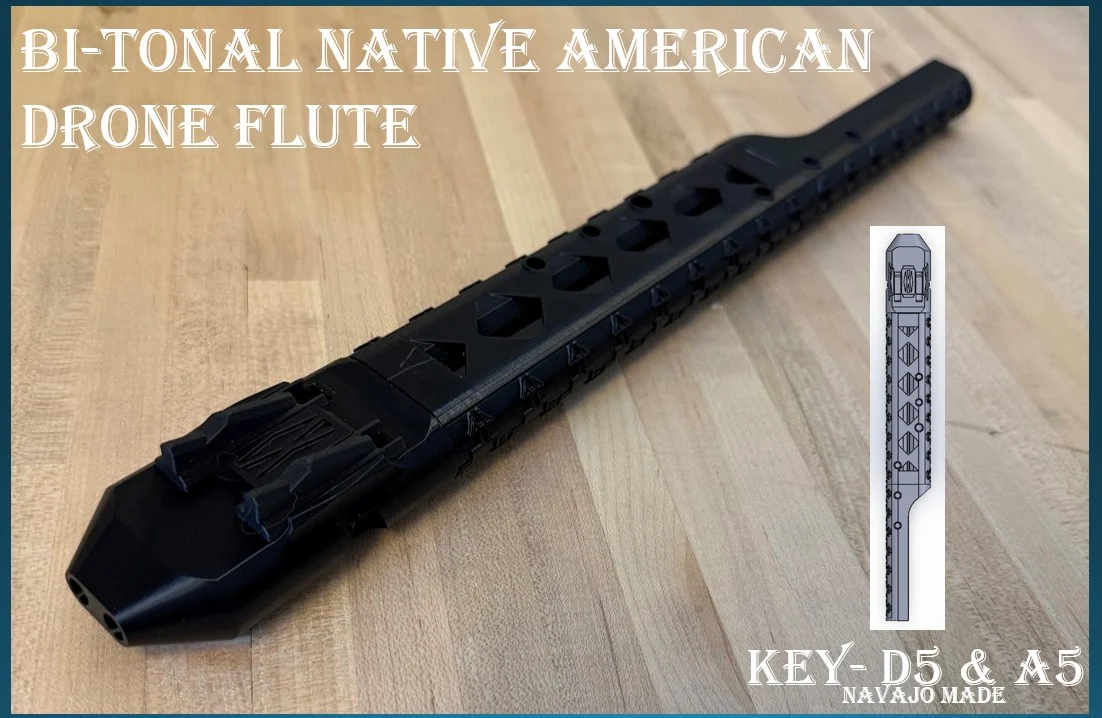 Bi Tonal Native American Drone Flute