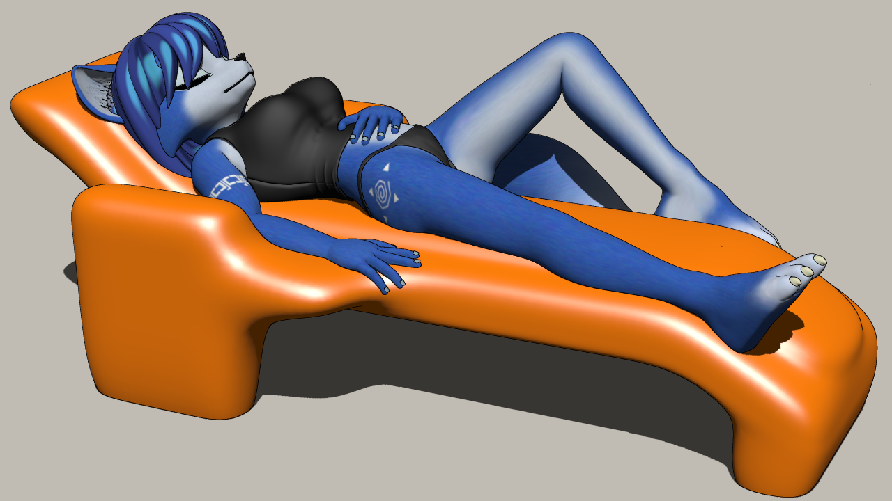 lounging Krystal