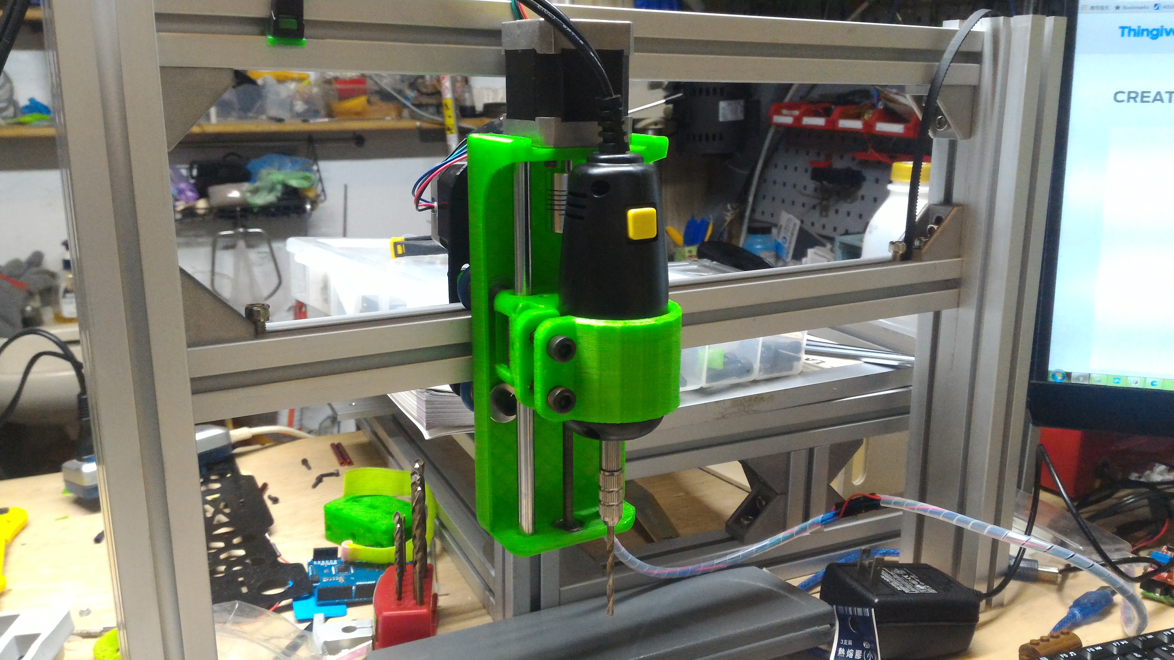 CNC Z motor holder