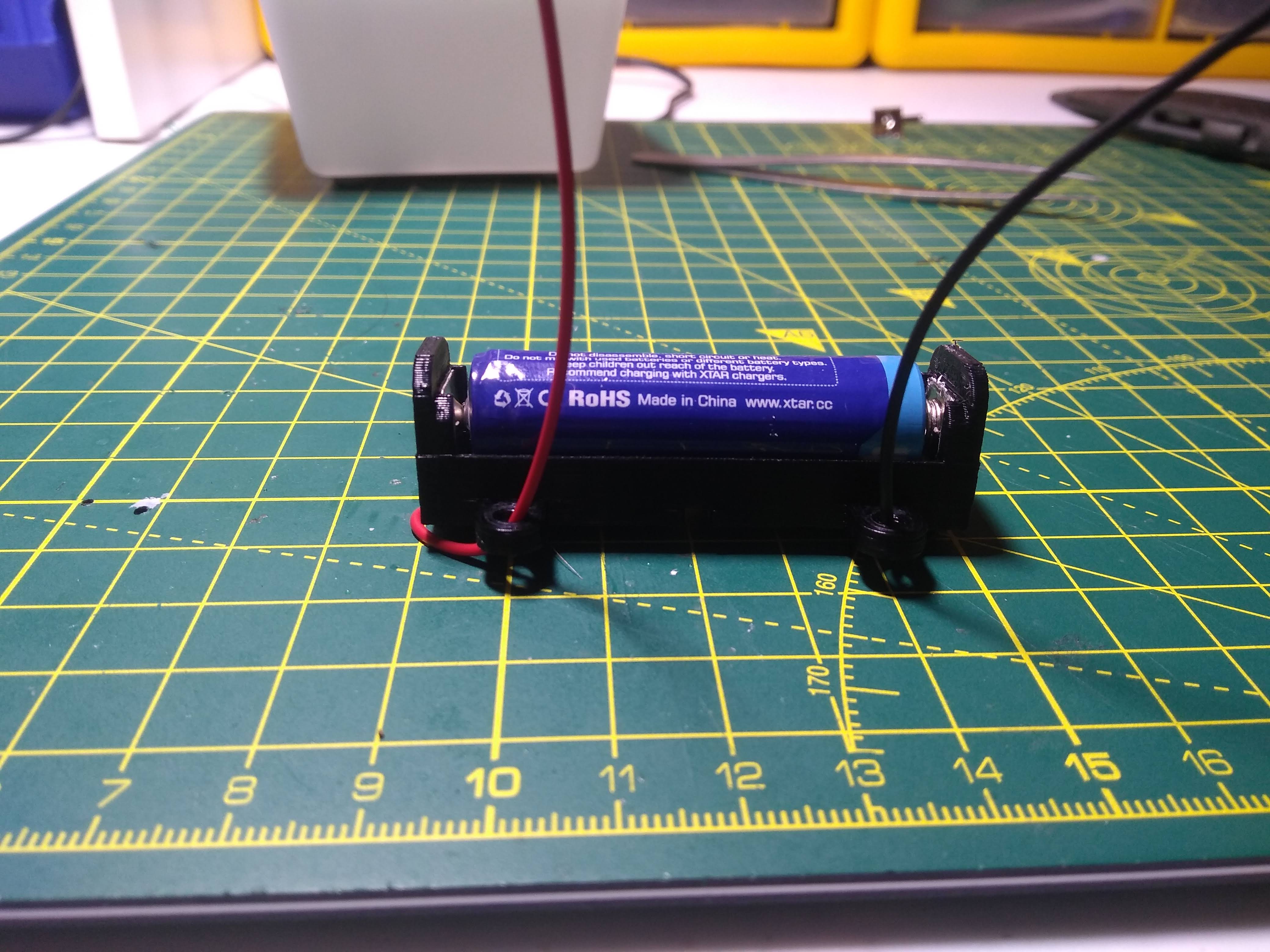 Parametric Spring Contacts Battery Box for AA Cells (Aliexpress Contacts)