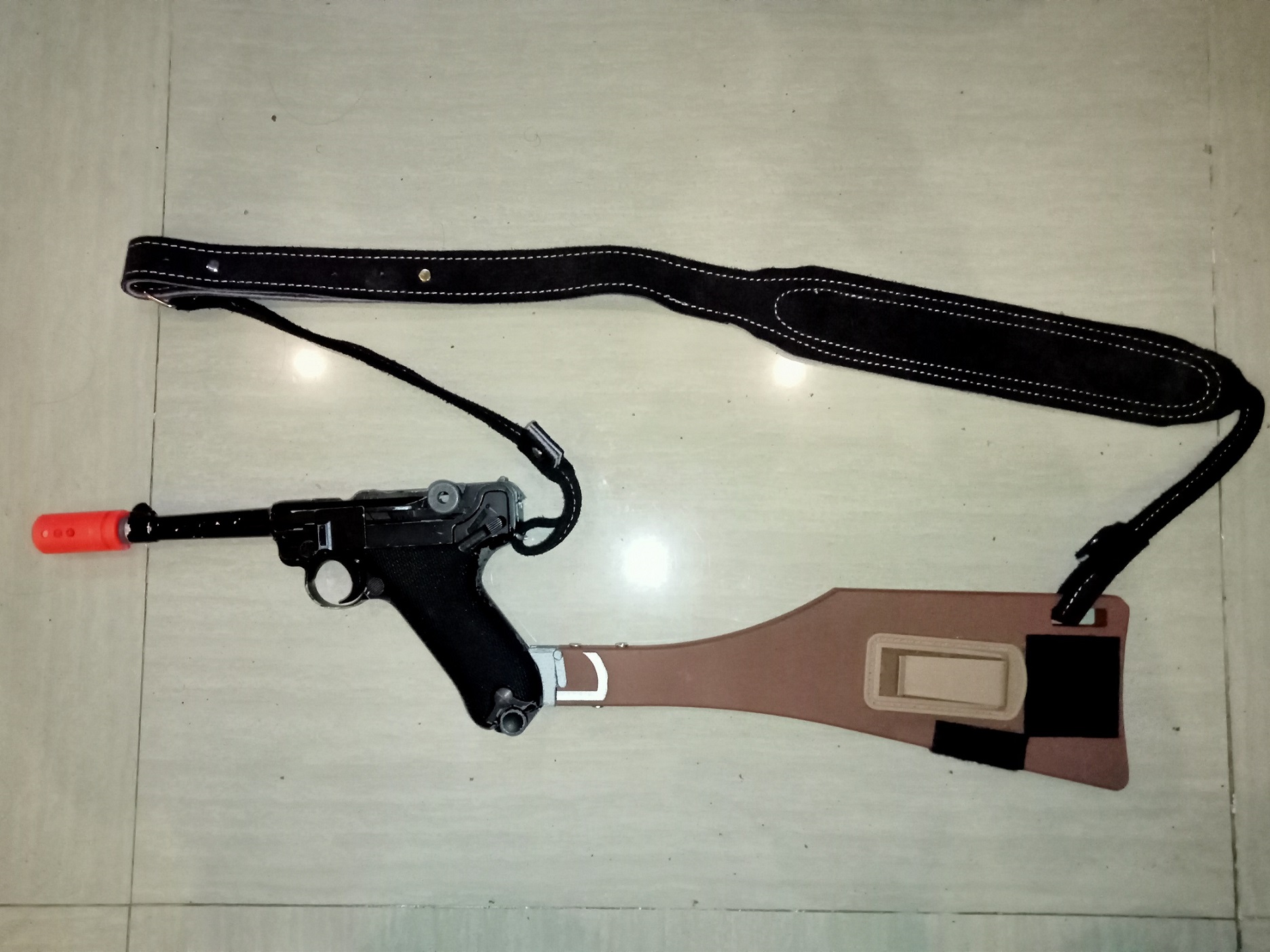 Board Shoulder Stock for P08 Luger