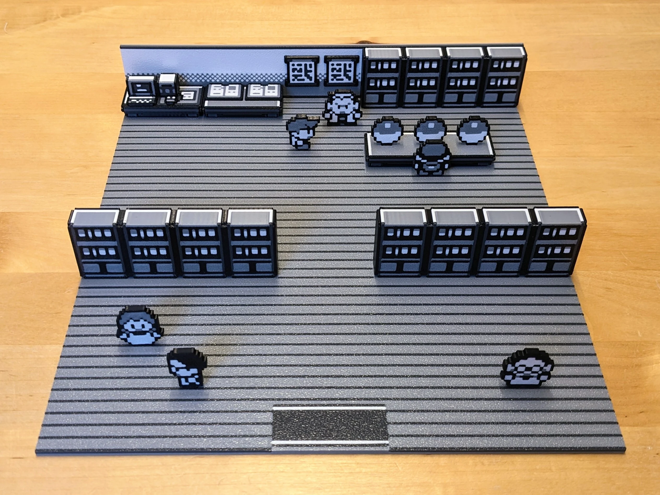 Pokémon Red & Blue diorama: Professor Oak's Lab