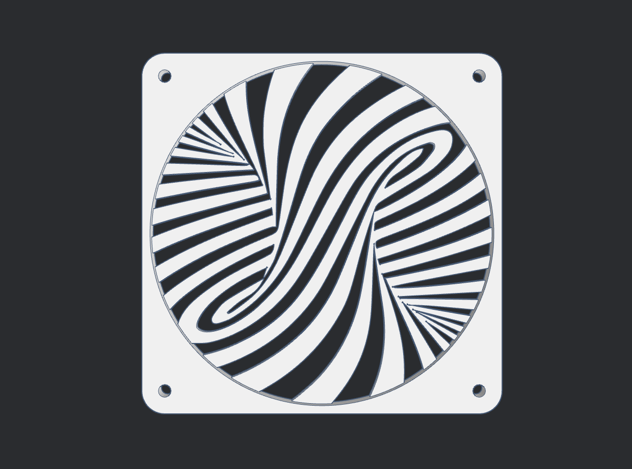 Twirl Fan Grill Cover (60-140mm)