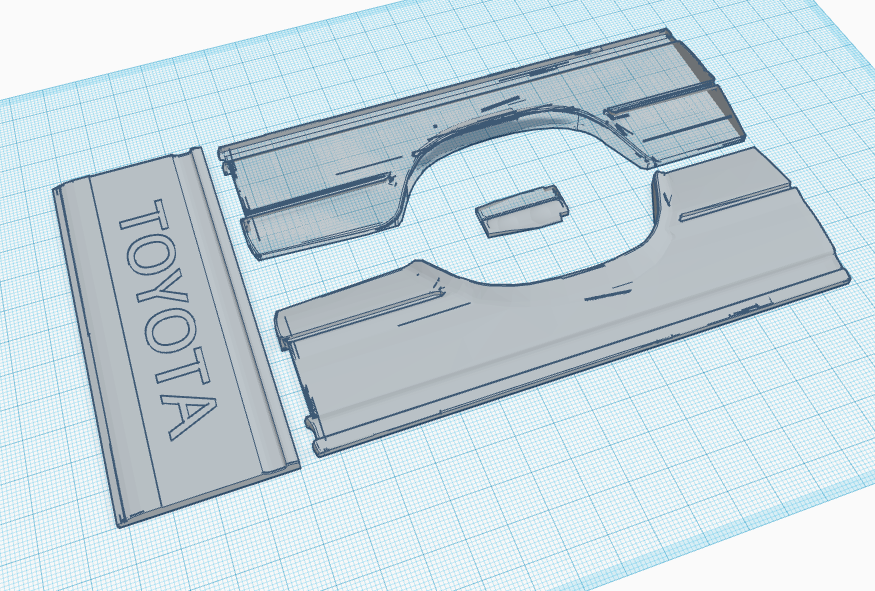 Basic WPL C14 Truck bed (Sliced for basic printing)