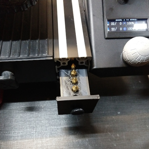 Hidden Spare Nozzle Holder