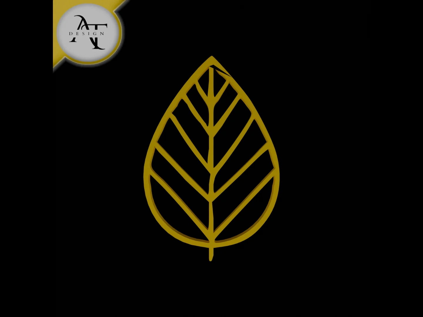 Simple Leaf Symbol - 2D Art