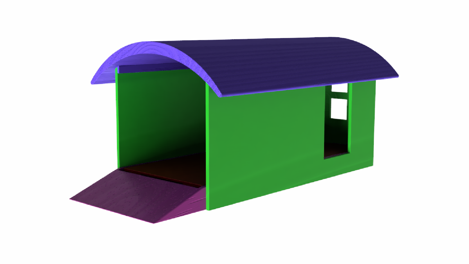 Toy Garage with Car Ramp / Ejection