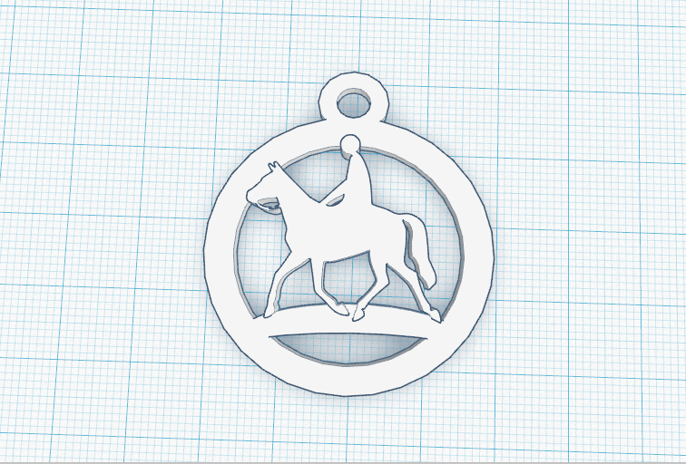 horse keychain