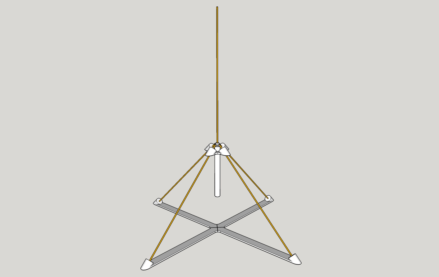 433MHz λ/4 Ground Plane Antenna