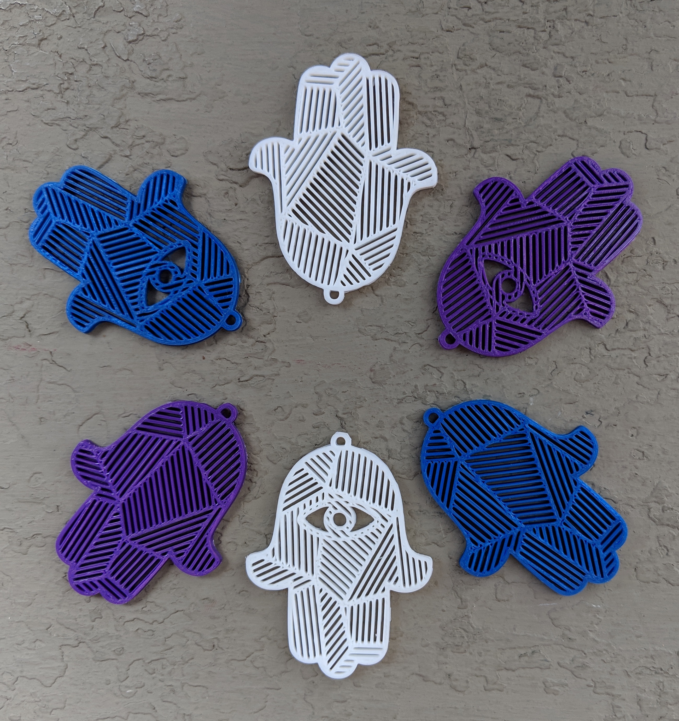 Hamsa with Modern Pattern