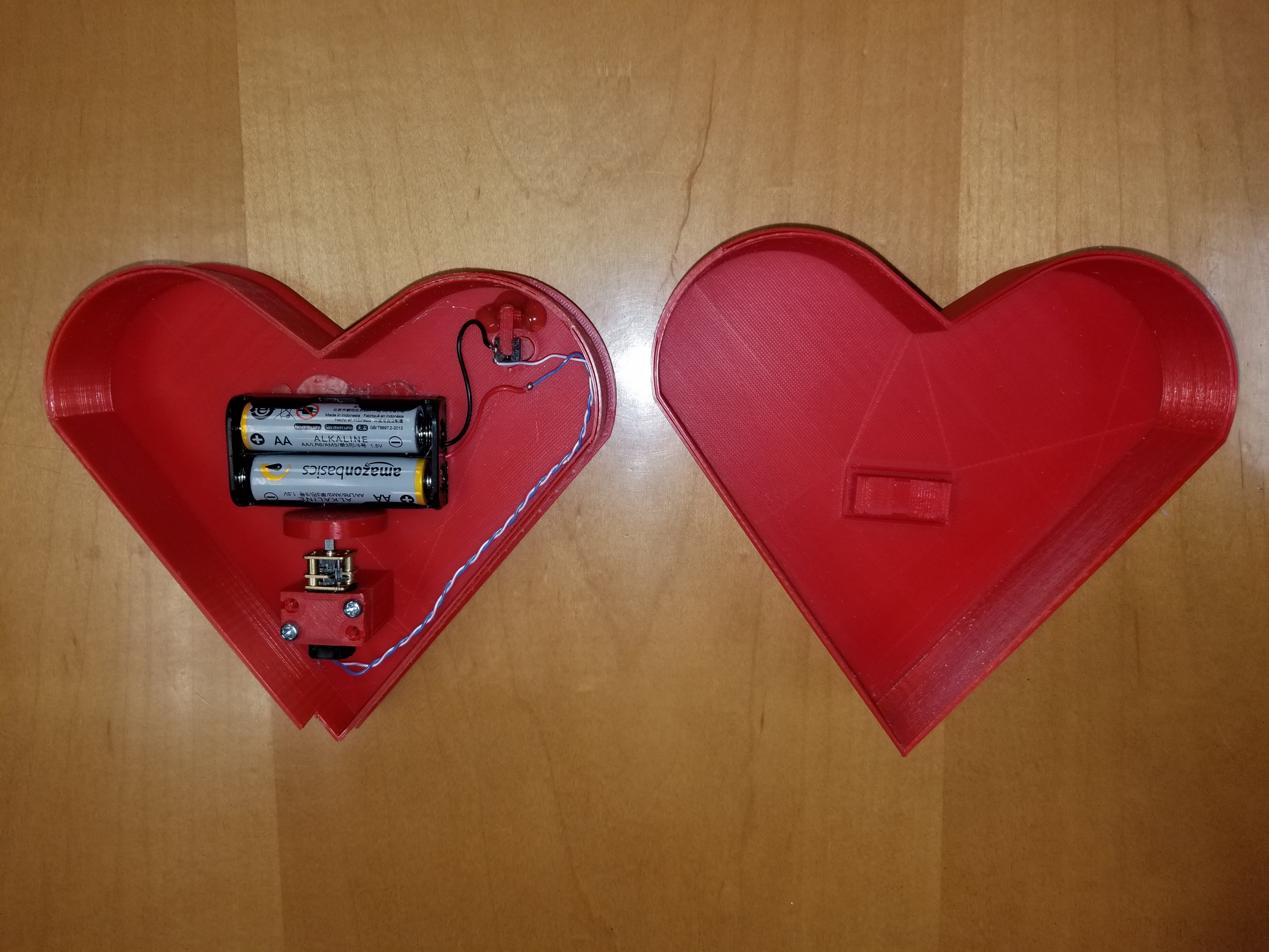 Animatronic Beating Heart Box