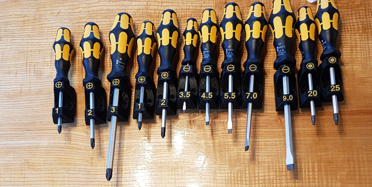 Wera Schraubendreher halter / Screwdriver holder Bigpack 900
