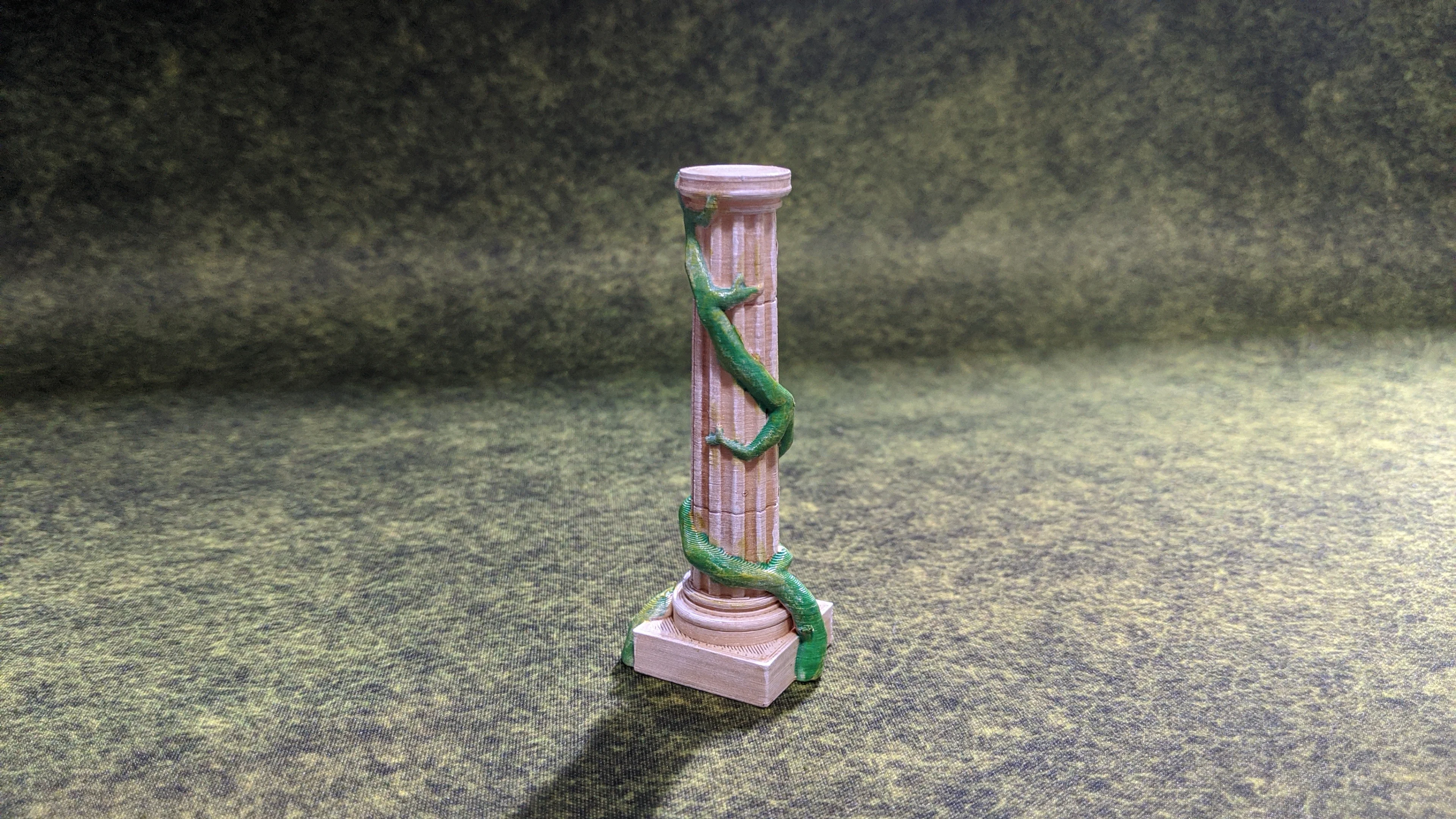 Greek Gardens - Greek Column with Vines