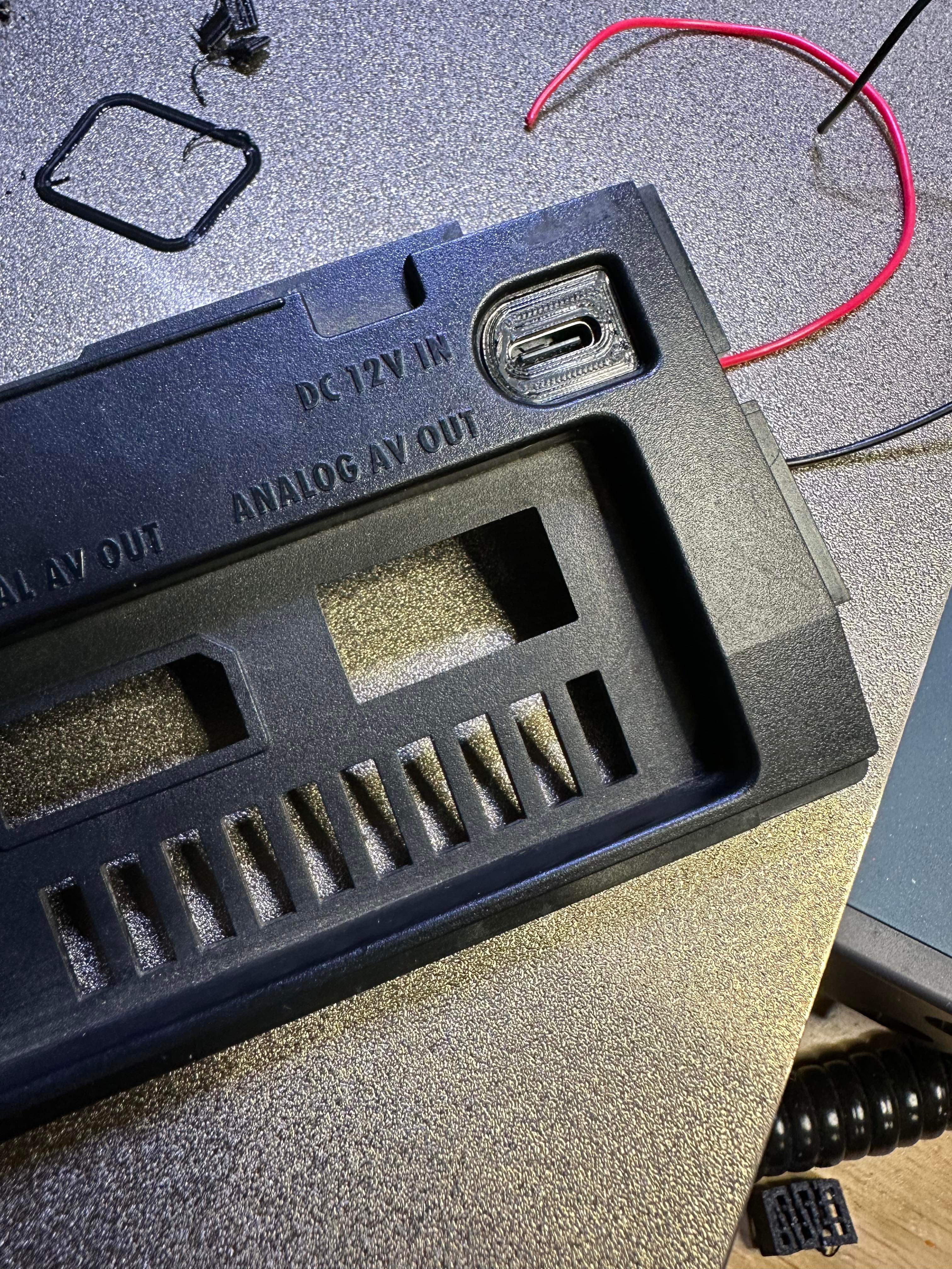 Gamecube Power Port USB-C Adapter