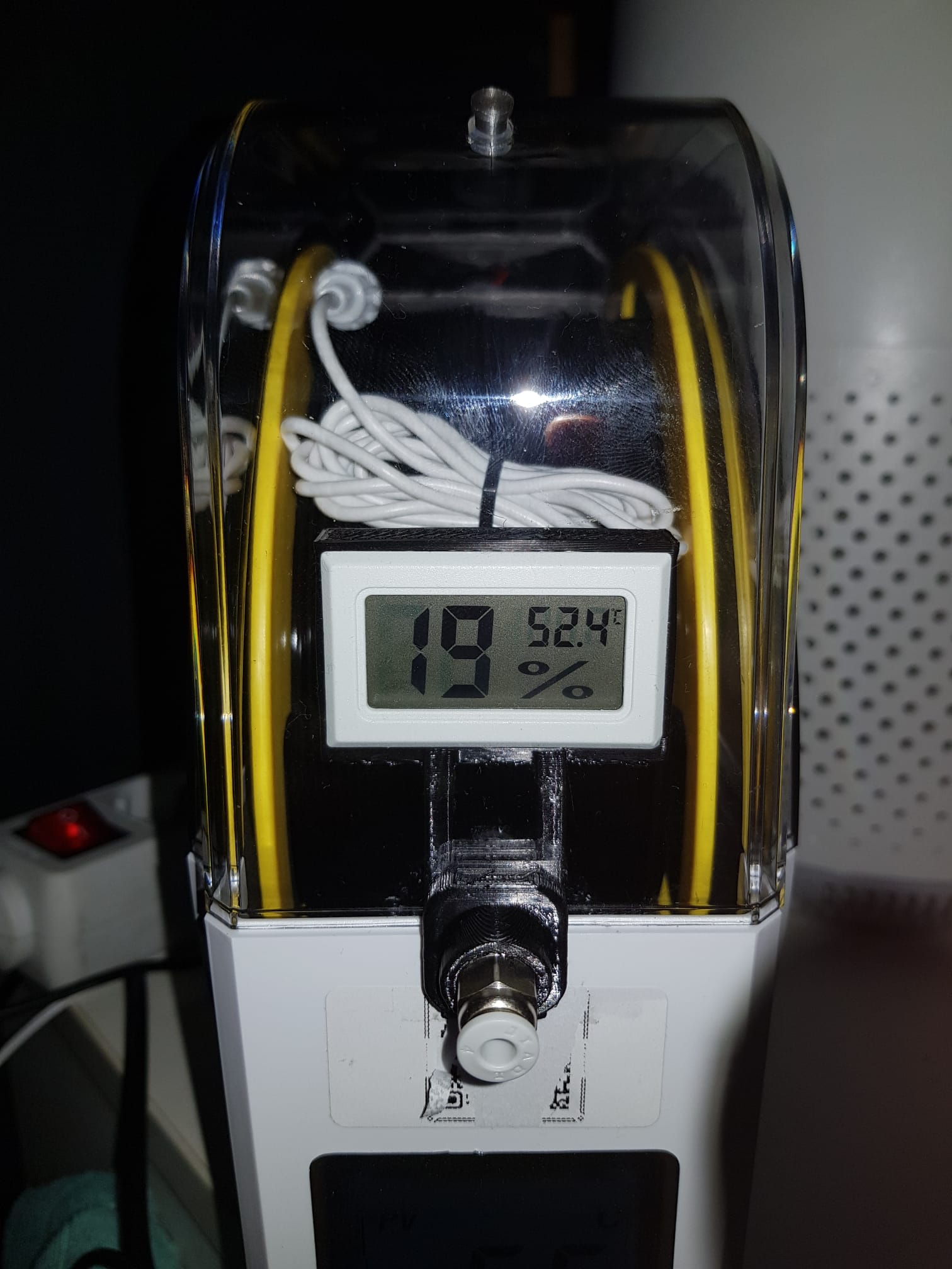 Sunlu FilamentDryer S1 PTFE Connector & Hygrometer bracket LCD FY-11
