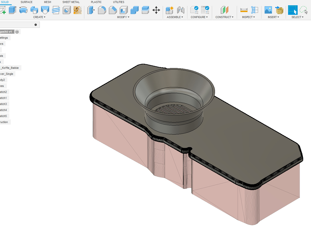Philips EP3550 Big Beans reservoir cover mod