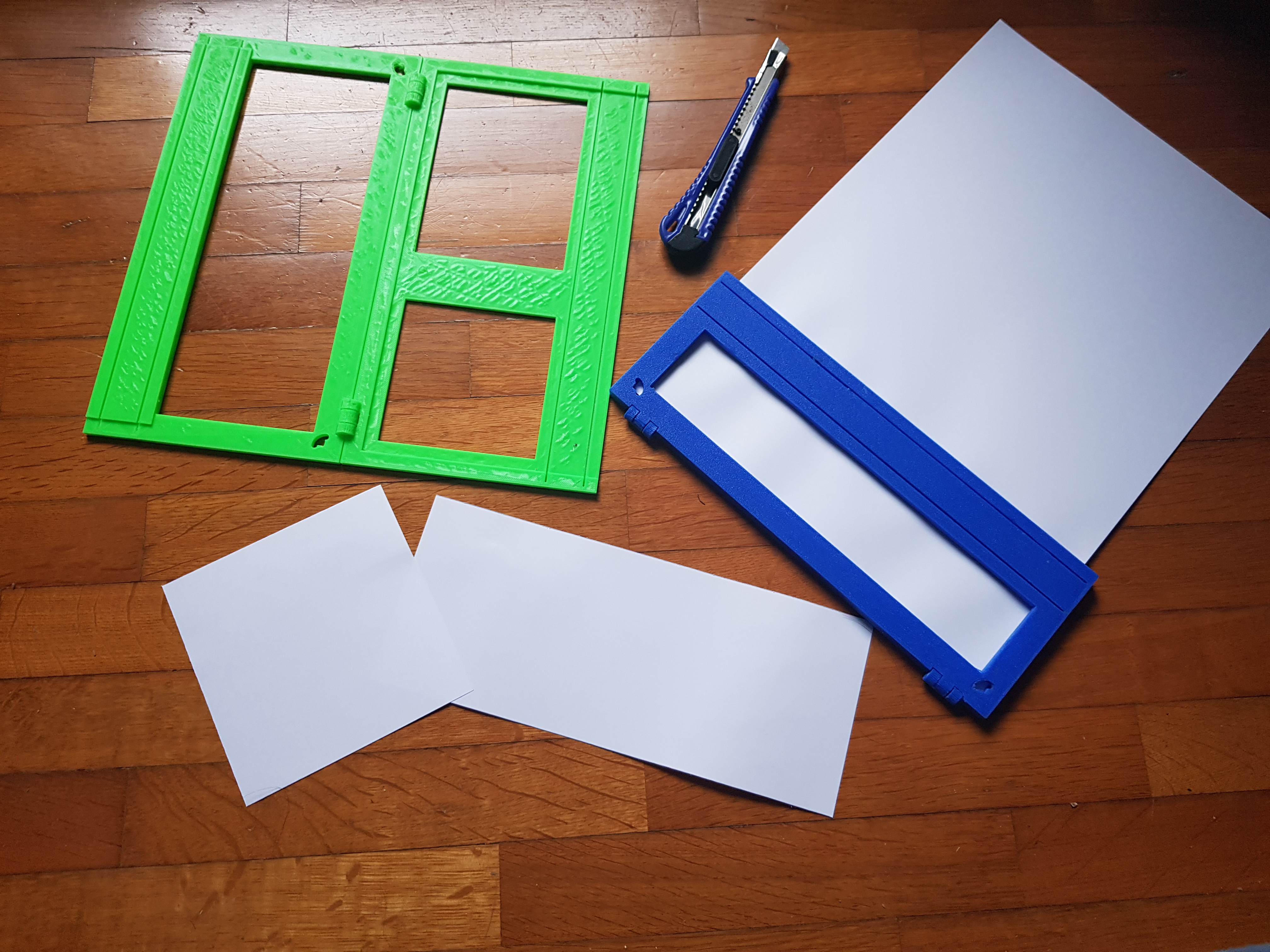 A4 paper cutter frame