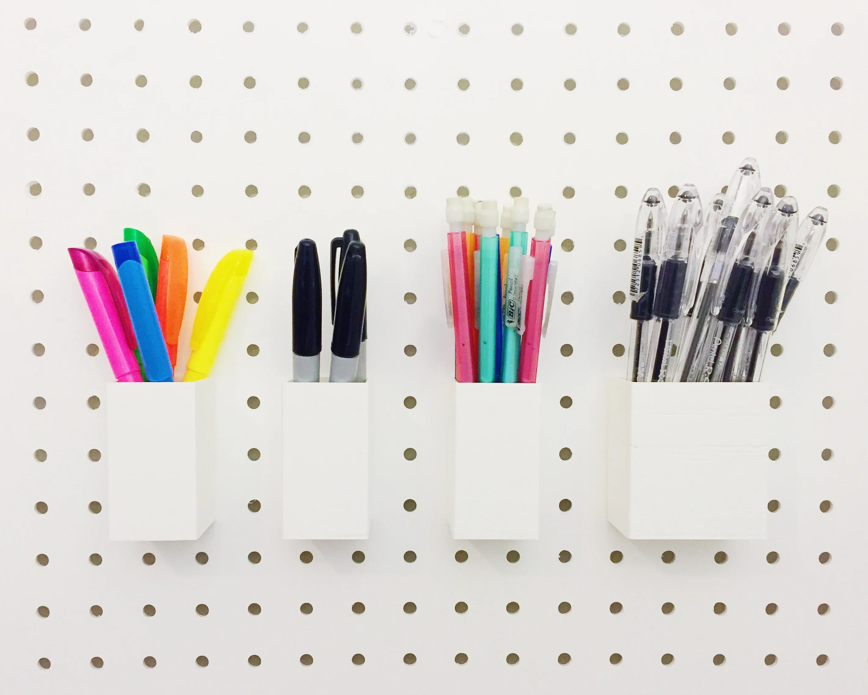 Customizable Holder (2-Peg) for Pegboards