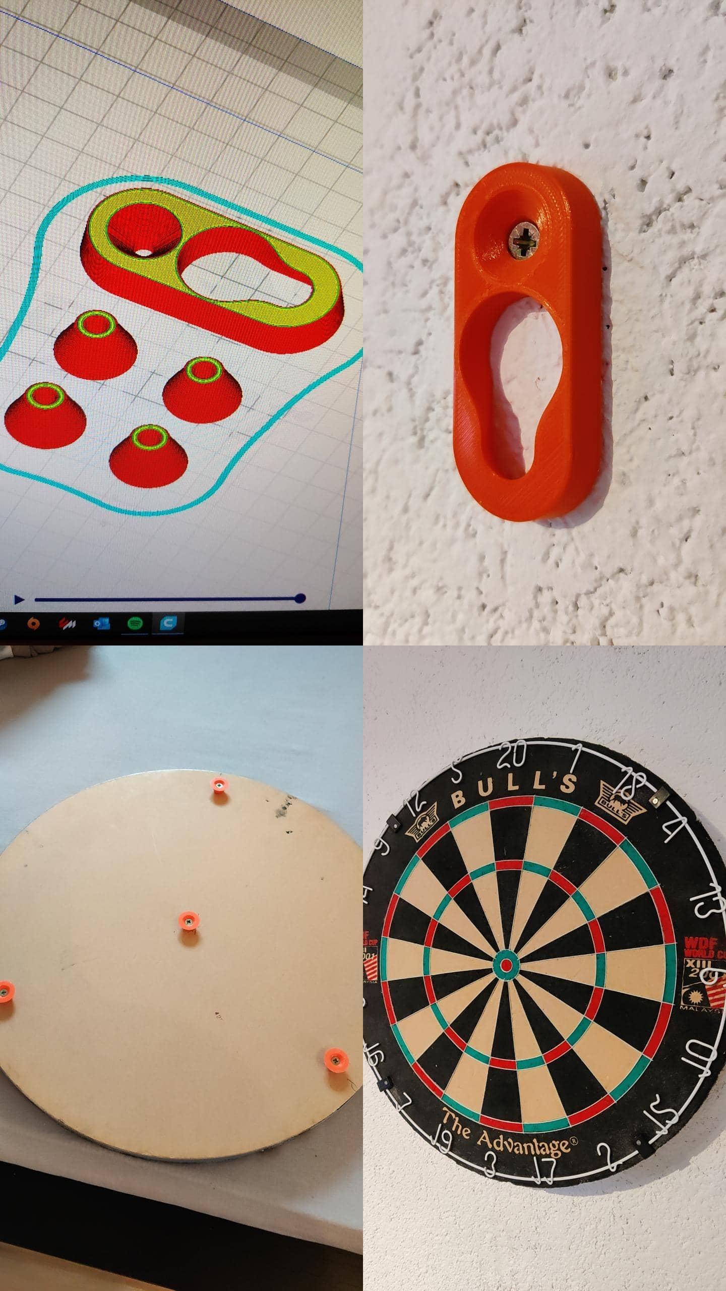 Dartboard Wall Fixing