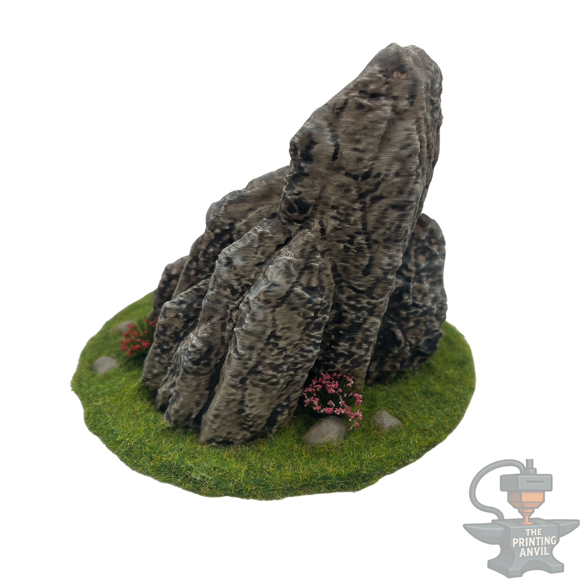 Standing Stone Terrain – Ancient Rock Outcrop | Modular Tabletop Scatter | 28–32mm RPG & Wargaming Terrain | FDM Friendly STL