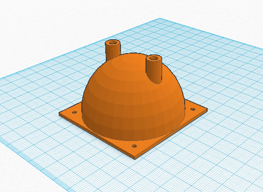 Combustion Chamber for deLaval nozzle (https://www.thingiverse.com/thing:144657)