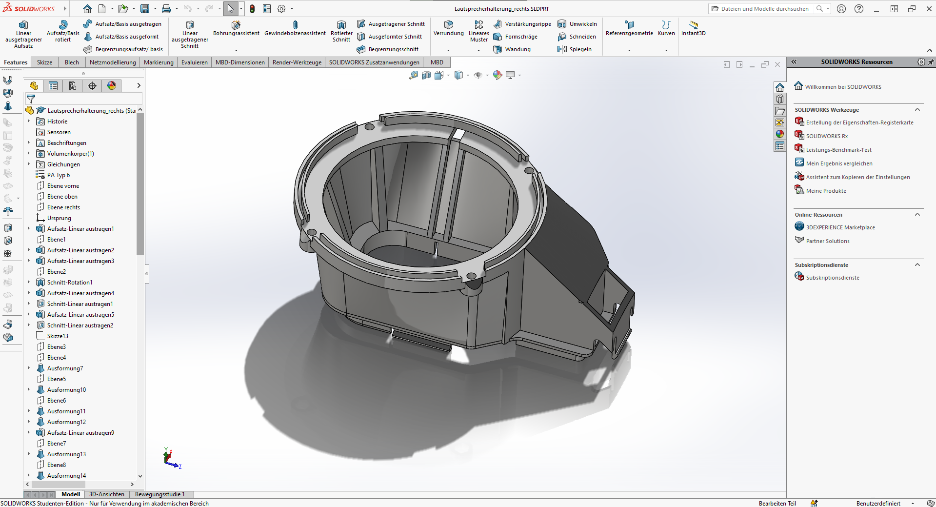 W201 Custom rear speaker mounts