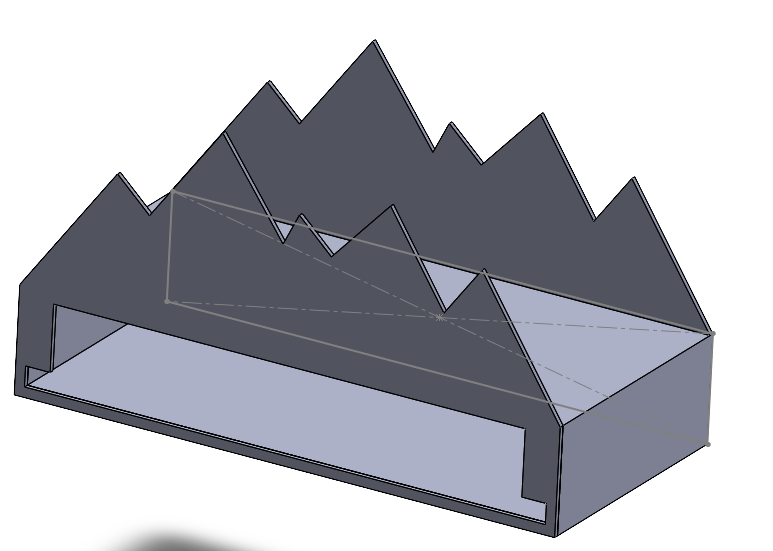 Mountain Range Napkin and Square Coaster Holder
