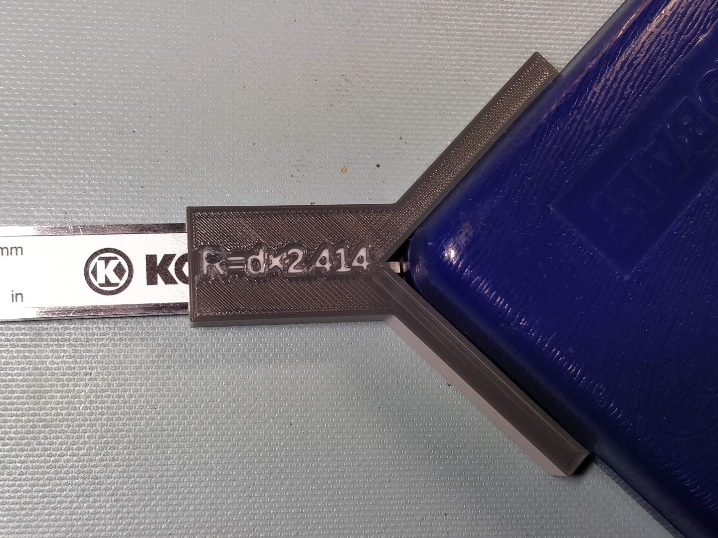 Caliper Radius Gauge - customizable