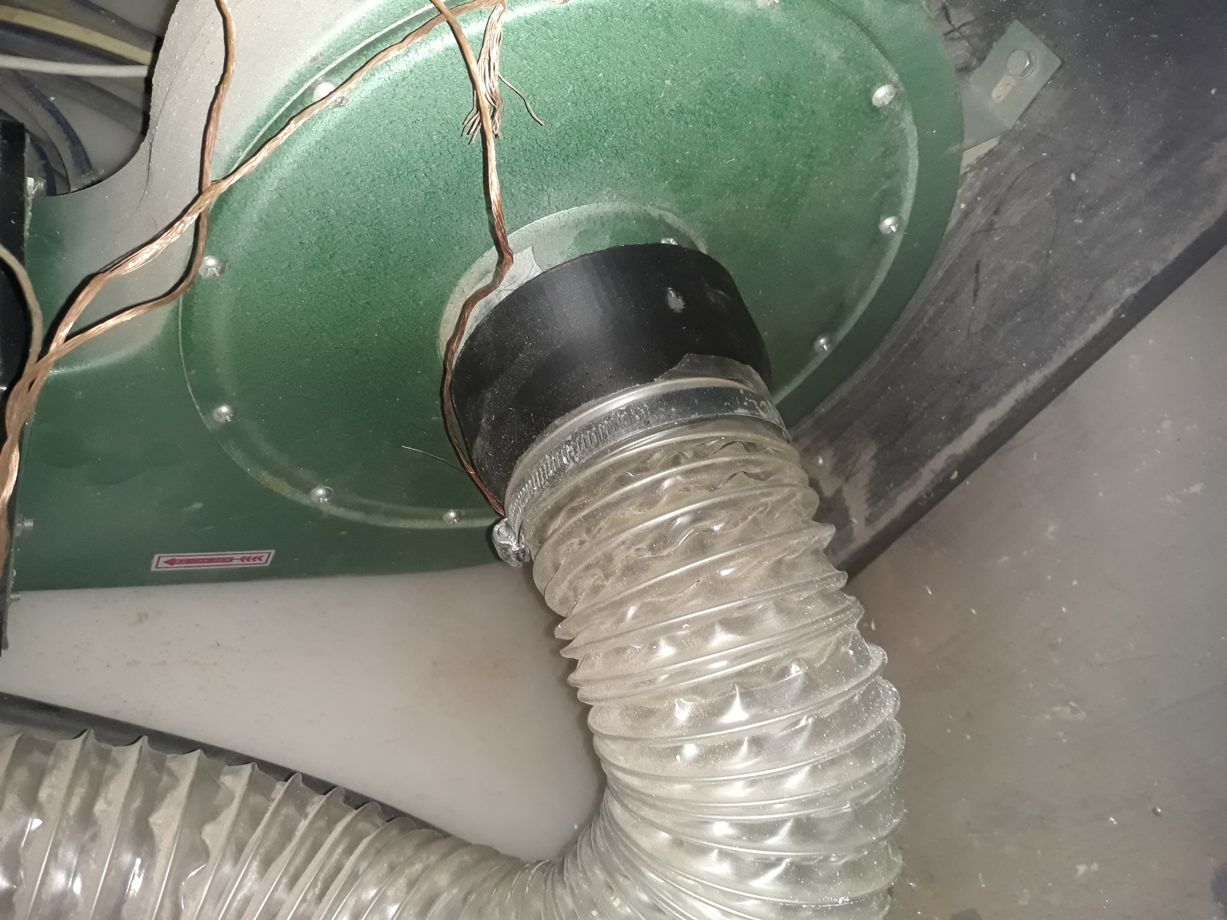 Harbor Freight 5 to 4 inch Vacuum Adapter