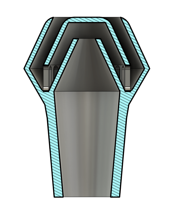 Bottle fermenting airlock