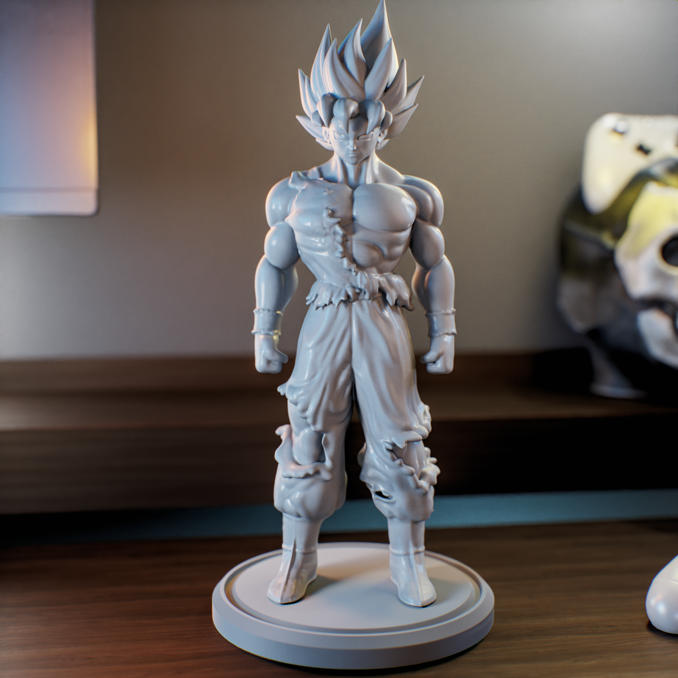 Dragon Ball Z - Goku - Adapted to print - Separated by pieces