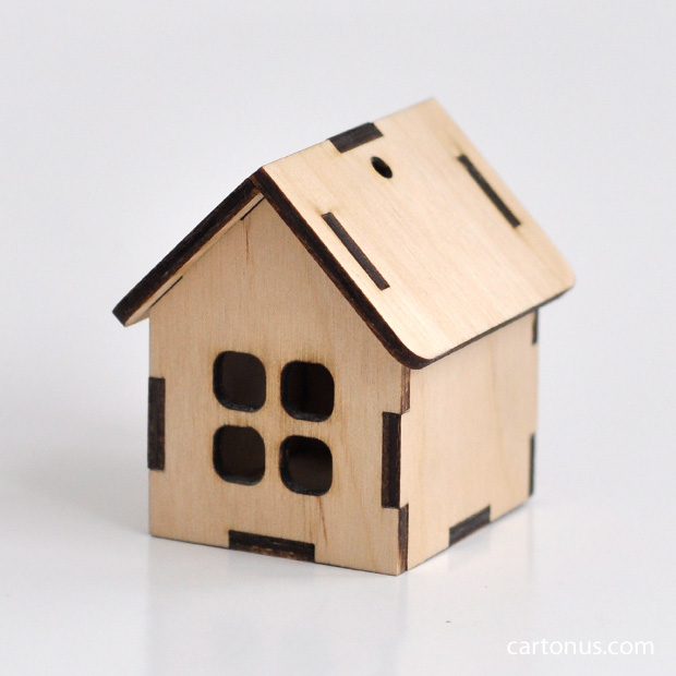 Small wooden house