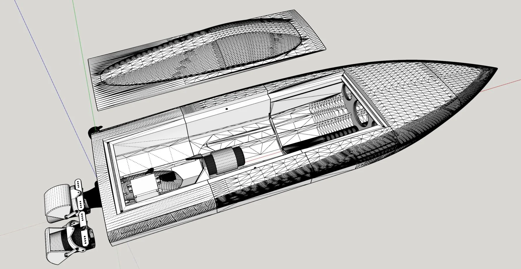 Remix of RC boat - RC Jet boat