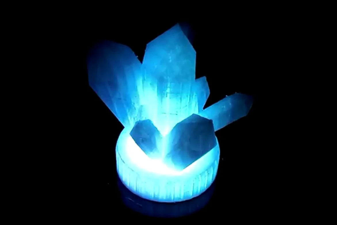 Crystal LED lamp