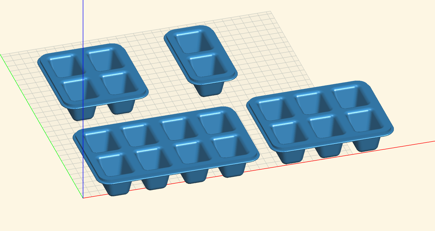 Ice cube tray family for Christmas drinks!