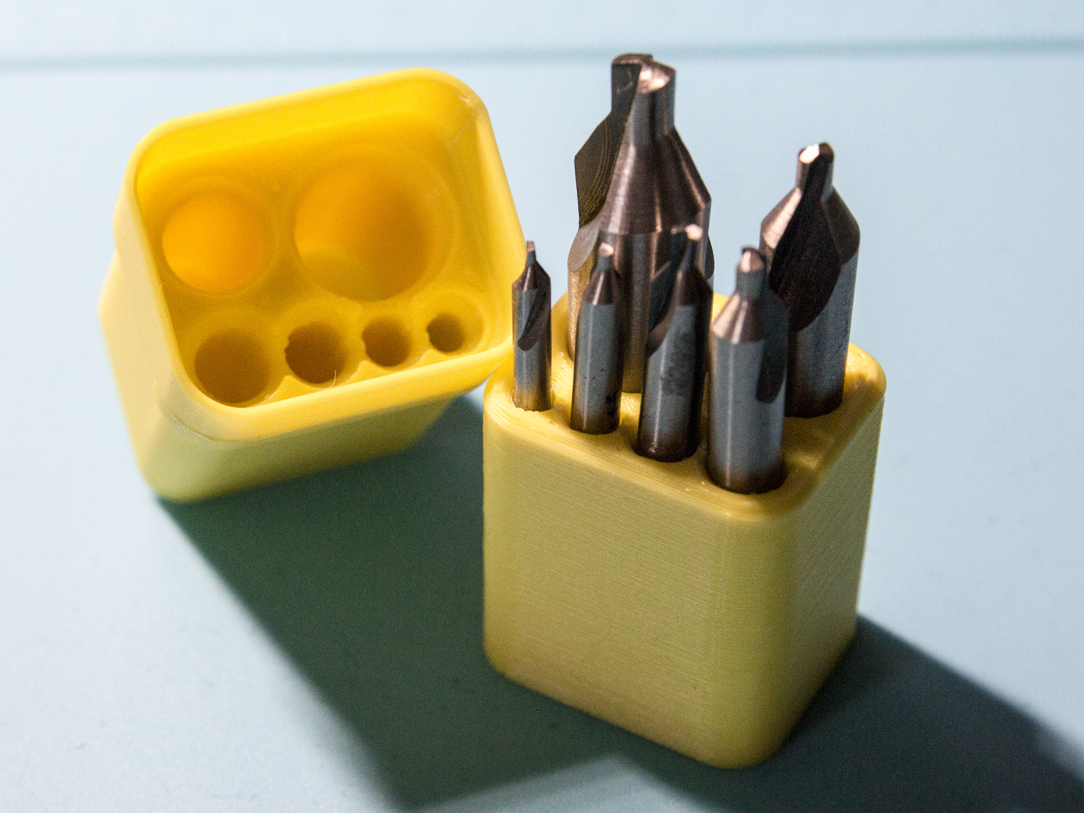 Drillpro center drill countersink set compartment