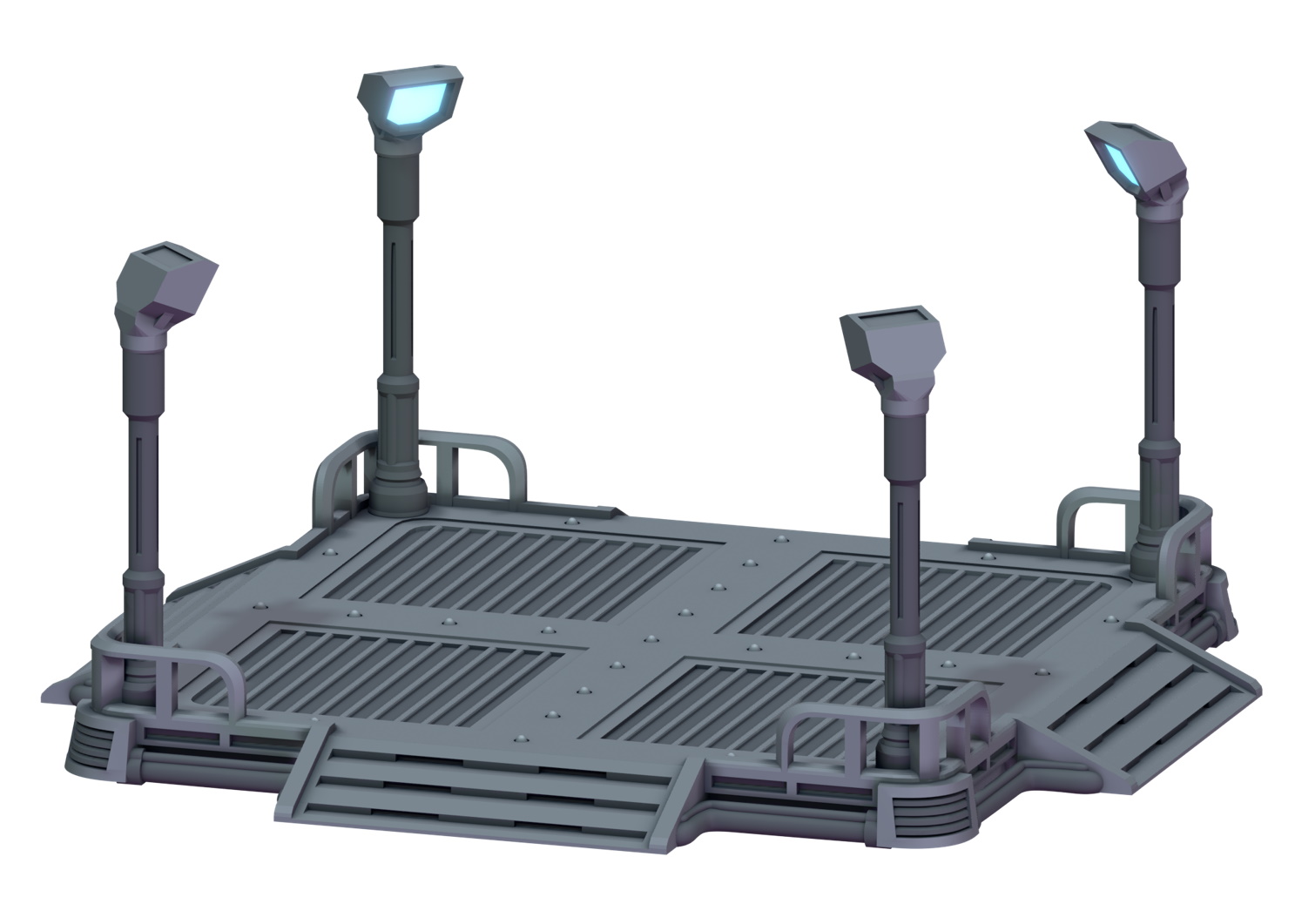 Sci-Fi Landing Pad by War Scenery