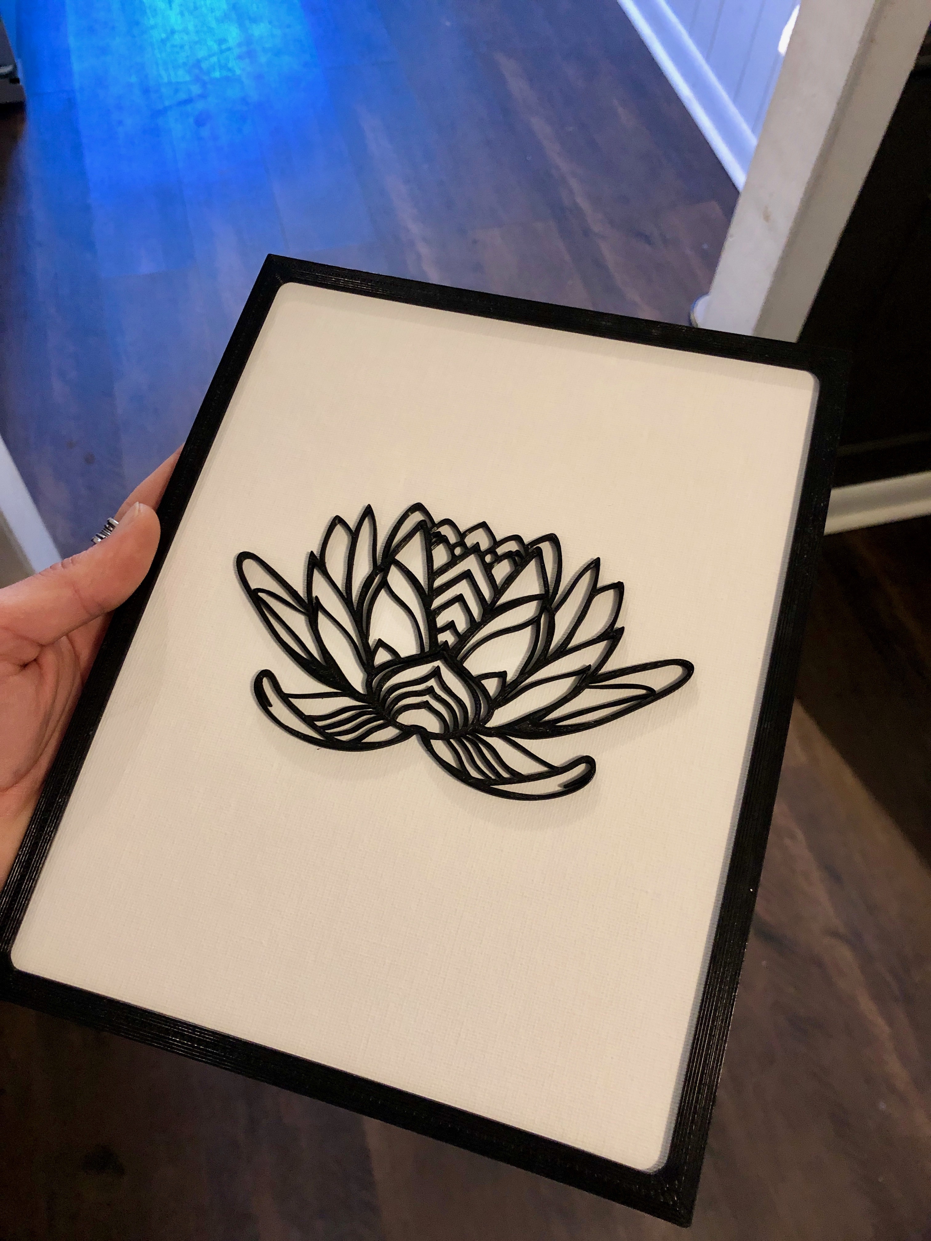 Lotus 2DArt w/Frame