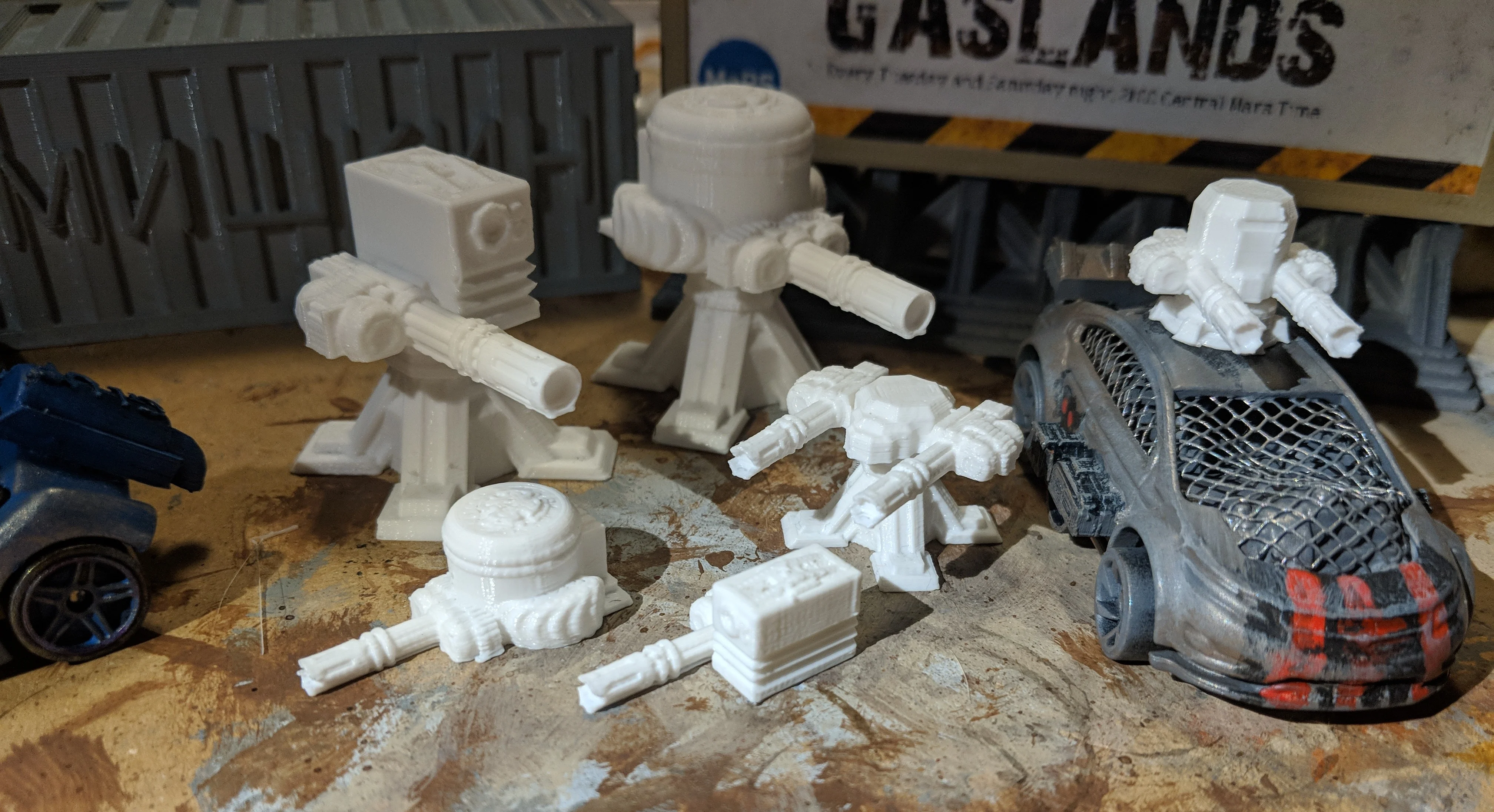 Gaslands - Auto Turrets/Sentry Turrets
