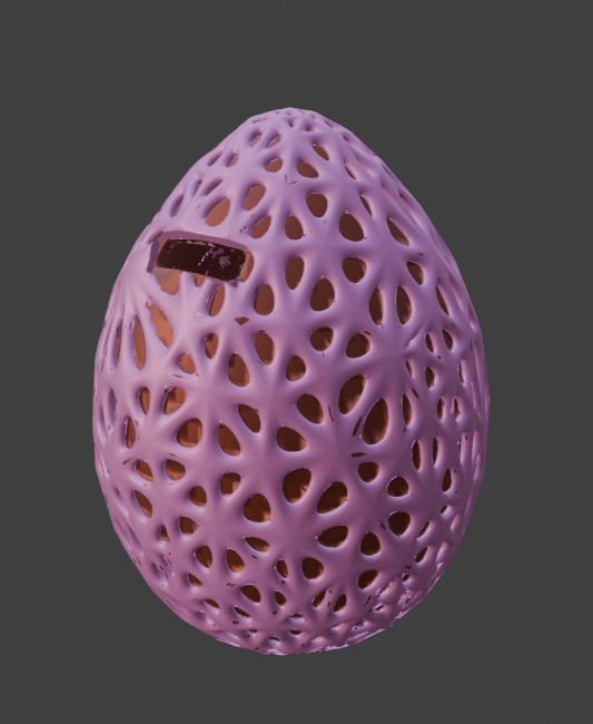Hidden Treasure easter Egg box ( caja huevo de pascua)